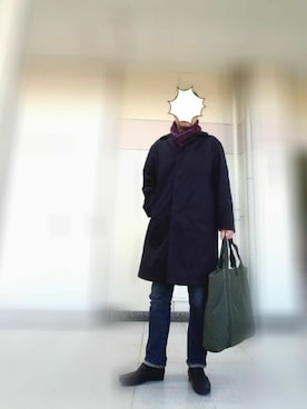「SHIPS JET BLUE（シップスジェットブルー）のアイテム（ファッション雑貨）」を使った、Ossanさん（メンズ・176cm）の冬コーディネート
