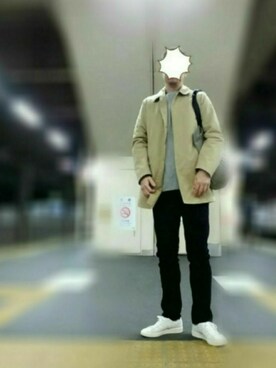 「DISCUS（ディスカス）のアイテム（スウェット）」を使った、Ossanさん（メンズ・176cm）の春コーディネート