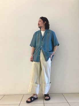 「LEMAIRE（ルメール）のアイテム」を使った、yamamoto0804さん（メンズ・163cm）の夏コーディネート
