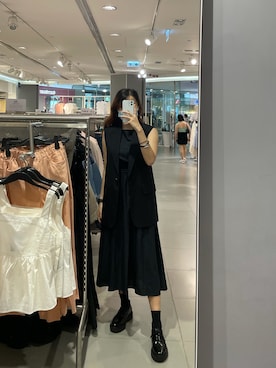 「PULL&BEAR（プルアンドベア）のアイテム（シューズ）」を使った、亂搭才時尚さん（レディース・159cm）の春コーディネート