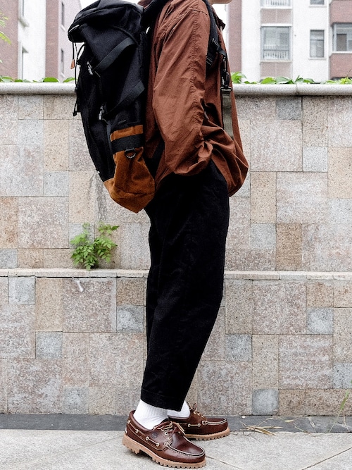 寄未 Timberlandのモカシン デッキシューズを使ったコーディネート Wear