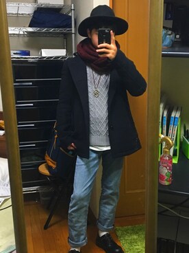 カッツーさん（メンズ・162cm）の冬コーディネート