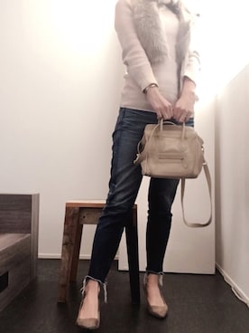 「Karl Donoghue（カール ドナヒュー）のアイテム」を使った、shinさん（レディース・158cm）の冬コーディネート