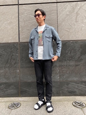 おおかわひろのぶさん（メンズ・173cm）の春コーディネート