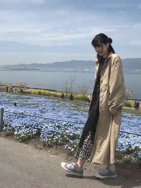 Atsumiさんの「ハナクルミボタンＡラインスカート　828989」を使ったコーディネート