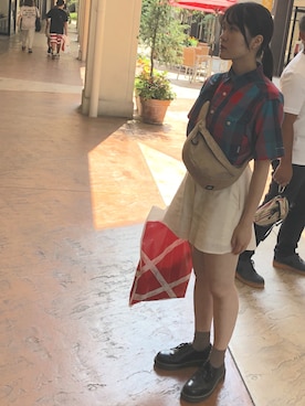 「アウトドアミックス」｜Honoka☄️さん（レディース・158cm）の秋コーディネート