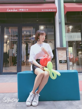 一只爱变美的小鹿さんのコーディネート