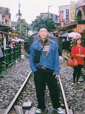 「VANS（バンズ）のアイテム（その他トップス）」を使った、HARUさん（メンズ・169cm）の春コーディネート