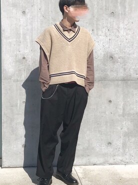 たさん（メンズ・170cm）の冬コーディネート