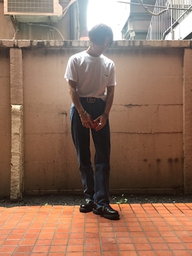 「アイテム（ピアス（両耳用））」を使った、J.shizukiさん（メンズ・165cm・20代）の夏コーディネート