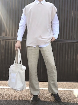 「平成最後のWEARISTAセンバツ」｜「アイテム（その他シューズ）」を使った、KAZUKIさん（メンズ・182cm）の春コーディネート