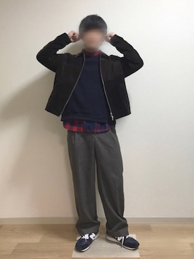 yusさん（メンズ・166cm）の冬コーディネート
