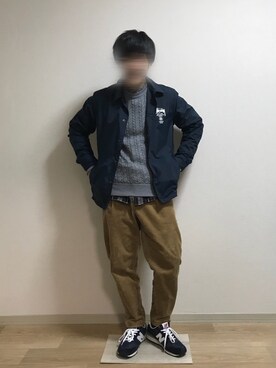 yusさん（メンズ・166cm）の冬コーディネート