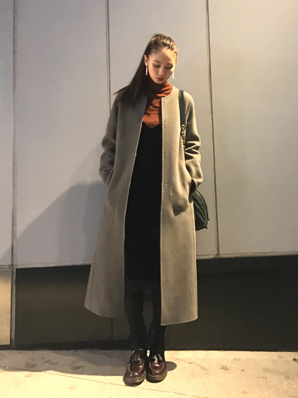 RBS（アールビーエス）の「RBS / リバー ノーカラー ロングコート  