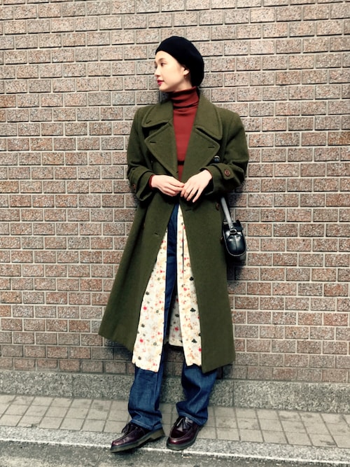 秦麻里子さんのコーディネート