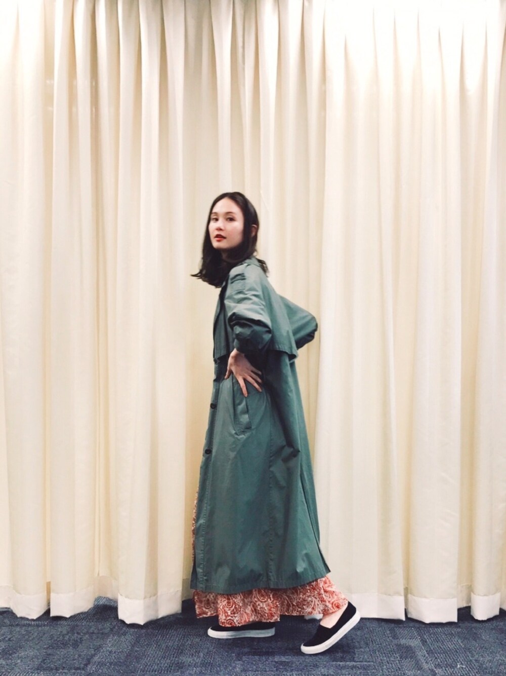 6(ROKU) PAISLEY LONG ONE PIECE ロングワンピース BEAUTY&YOUTH UNITED ARROWS（ビューティーアンドユース