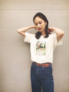 秦麻里子さん(レディース・170cm)の秋コーディネート