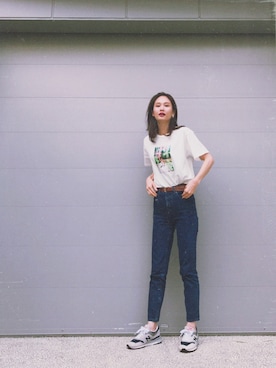 秦麻里子さん(レディース・170cm)の秋コーディネート