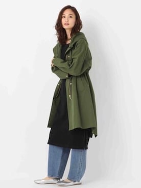 秦麻里子さん（レディース・170cm）の冬コーディネート