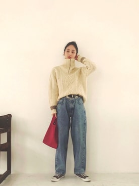 秦麻里子さんのコーディネート