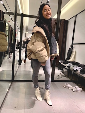 「USA」｜「アイテム（その他）」を使った、Karen Yamadaさん（レディース・165cm）の春コーディネート