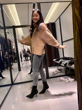 「USA」｜「アイテム（その他）」を使った、Karen Yamadaさん（レディース・165cm）の春コーディネート