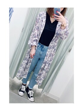 「アイテム（シャツワンピース）」を使った、ayanaさん（レディース・162cm・20代）の春コーディネート