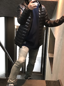 「TIGORA（ティゴラ）のアイテム（トップス）」を使った、elecsさん（メンズ・169cm）の春コーディネート