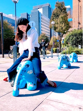 ふうちゃんさん（レディース・169cm）の冬コーディネート