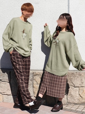 「ペアルック」｜PairPair_menさん（メンズ・175cm）の秋コーディネート