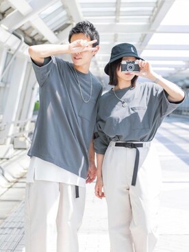 PairPair_menさん（メンズ・168cm）の春コーディネート