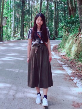 Jean Yangさん（レディース・160cm）の冬コーディネート