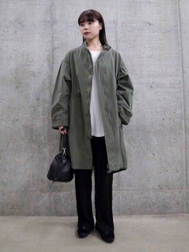 「SENSE OF PLACE by URBAN RESEAR」｜「アイテム（その他アウター）」を使った、yuiさん（レディース・156cm）の冬コーディネート