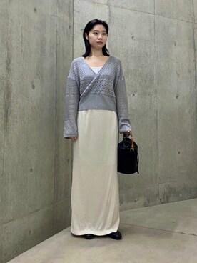 「SENSE OF PLACE by URBAN RESEAR」｜「アイテム（アクセサリー）」を使った、yuiさん（レディース・156cm）の春コーディネート