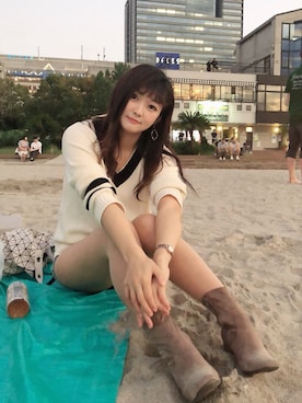 ニット セーターを使った お台場海浜公園 の人気ファッションコーディネート Wear