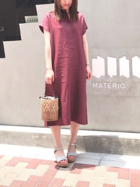 「Fin（フィン）のアイテム」を使った、JJさん（レディース・162cm）の夏コーディネート