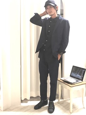 Labyrinth西尾さんの（adidas for Yohji Yamamoto | ヨウジヤマモト×アディダス）を使ったコーディネート