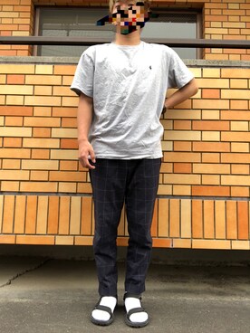 「Teva（テバ）のTeva/テバ・テヴァ/Hurricane XLT W（サンダル、ブラック系）」を使った、スケさん＊さん（メンズ・172cm）の夏コーディネート
