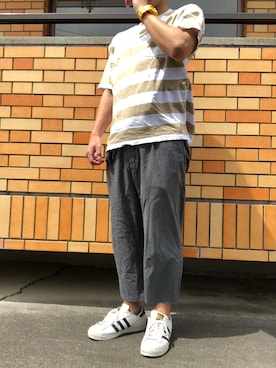 スケさん＊さん（メンズ・172cm）の夏コーディネート