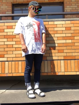 スケさん*さん(メンズ・172cm)の夏コーディネート