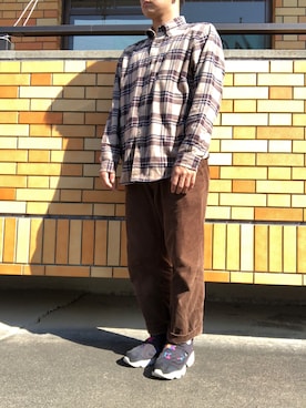 スケさん＊さん（メンズ・172cm）の秋コーディネート