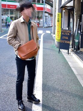 「A.P.C.（アーペーセー）のアイテム（ブルゾン）」を使った、こぶさん（メンズ・163cm）の春コーディネート