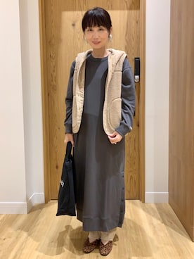 「KELTY（ケルティ）のアイテム」を使った、coen かねもとさん（レディース・157cm）の秋コーディネート