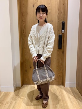 coen かねもとさん（レディース・157cm）の秋コーディネート