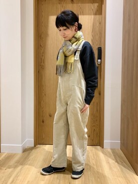 「コーデュロイの季節到来！」｜coen かねもとさん（レディース・157cm）の秋コーディネート