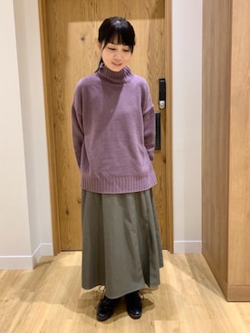 coen かねもとさん（レディース・157cm）の冬コーディネート