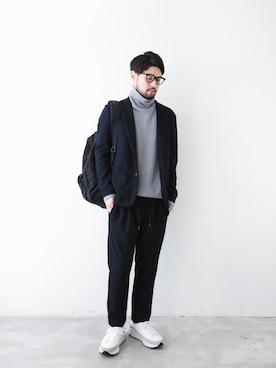 「アイテム（その他トップス）」を使った、SHUさん（メンズ・168cm）の秋コーディネート