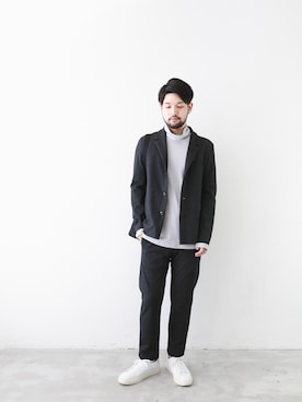 「STUDIOUS（ステュディオス）のアイテム（シューズ）」を使った、SHUさん（メンズ・168cm）の秋コーディネート
