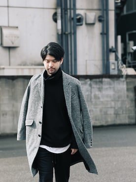 SHUさん（メンズ・168cm）の冬コーディネート