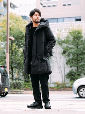 SHUさん（メンズ・168cm）の冬コーディネート